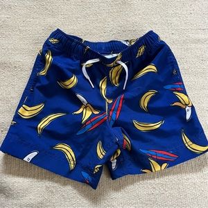 Hanna Andersson swim trunks surfing bananas!